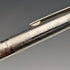 Circa 1970 British Vintage Yard O' Red Sterling Silver Propelled Pencil & Ballpoint Pen